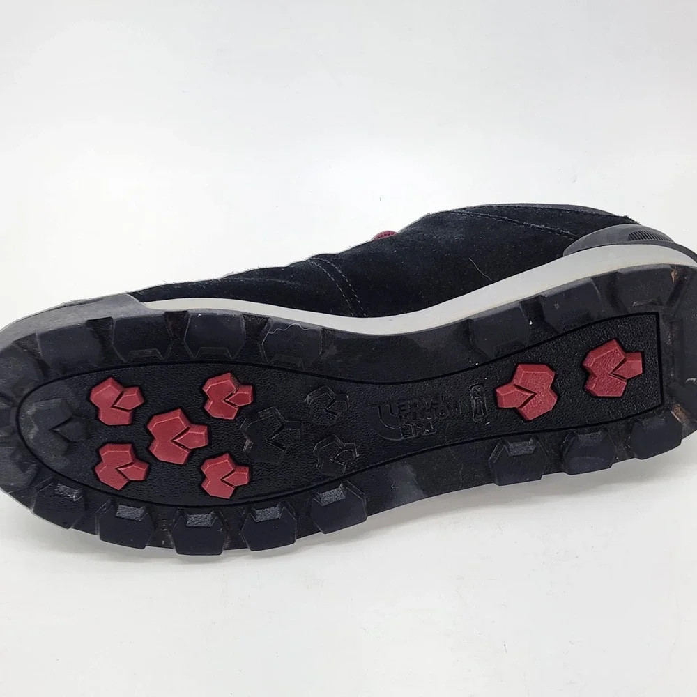 The North Face Hiking Shoes Men's 10 HydroSeal Ortholite Black Red Trail